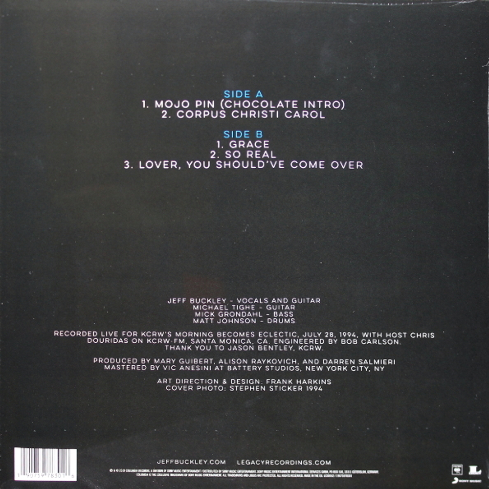 Jeff Buckley / Live On KCRW: Morning Becomes Eclectic (LP)