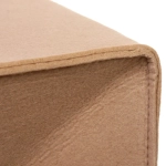 Корзина для хранения войлок 30*30*30 бежевая