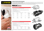 STAYER MAXElectro, черная 6 А/220 В, 1300 Вт, прямая вилка (55150-B)