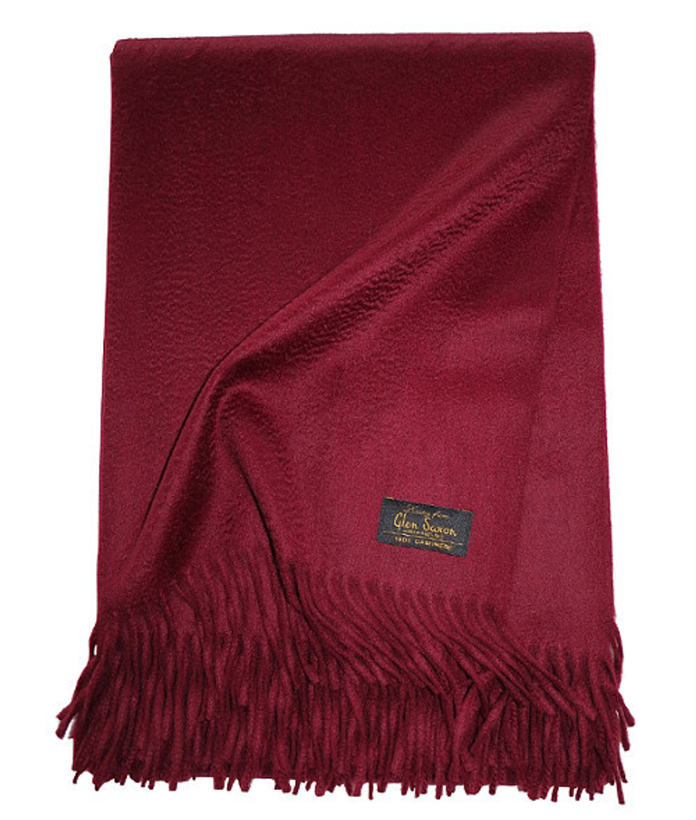 Плед 130х180 Glen Saxon UNI wine