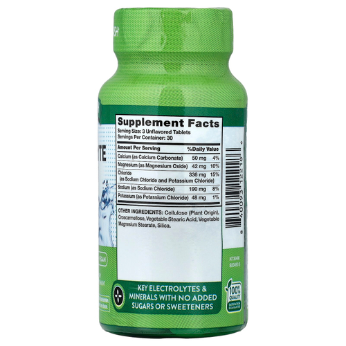 Nature's Truth, Electrolyte Hydration, без добавок, 90 таблеток