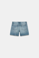 ДЖИНСОВЫЕ ШОРТЫ TRF СО СРЕДНЕЙ ПОСАДКОЙ — ZARA