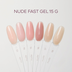 Луи Филипп Nude Fast Gel 13 - Гель для наращивания телесный, 15гр