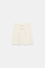 ШОРТЫ ИЗ ПЛОТНОГО ХЛОПКА СО СКЛАДКАМИ — ZARA