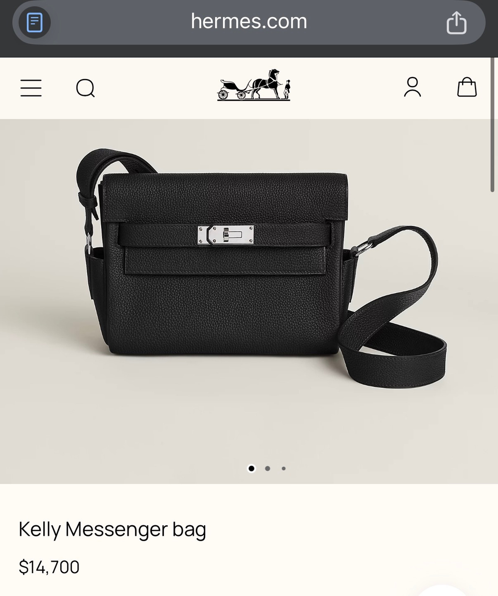 Сумка через плечо Hermes Kelly
