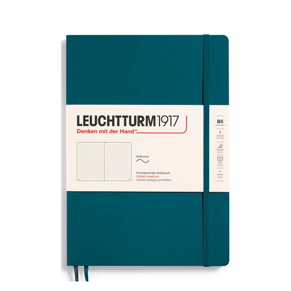 Блокнот Leuchtturm1917 Composition B5 в точку с твердой обложкой (366175)