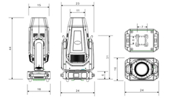 S700 700W LED BSW Profile moving head