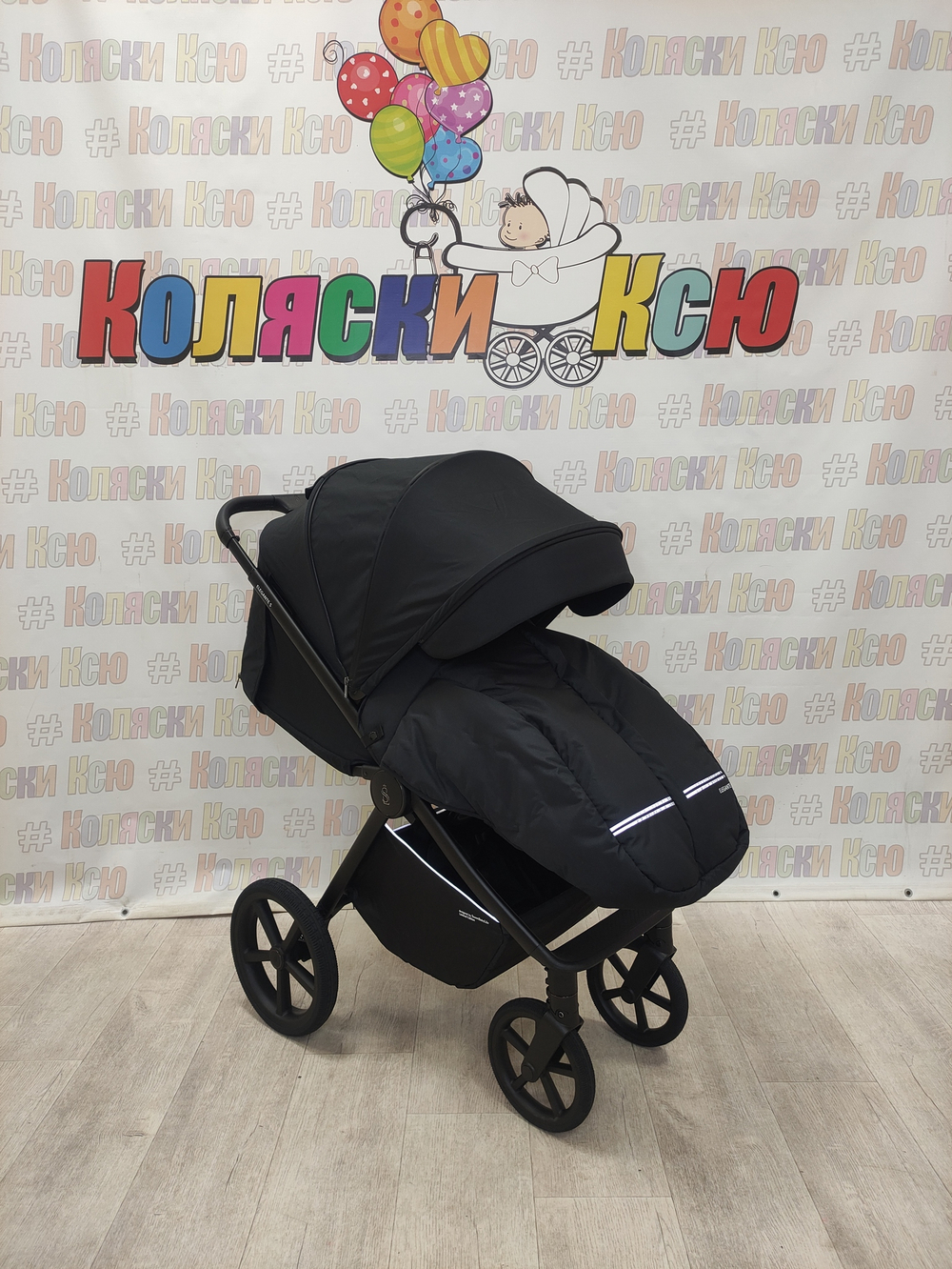 Коляска прогулочная Sweet Baby Elegante S Black