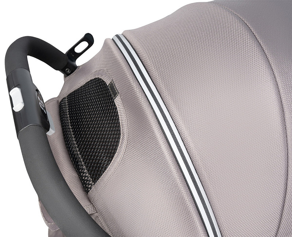 Kоляска детская прогулочная Farfello Comfy Go Comfort (Grey Black Chrome/Серый на черном хроме CG-30