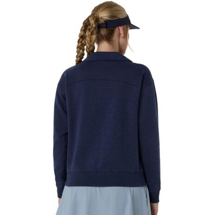 Женская теннисная толстовка Asics Court Core Graphic Half Zip - midnight