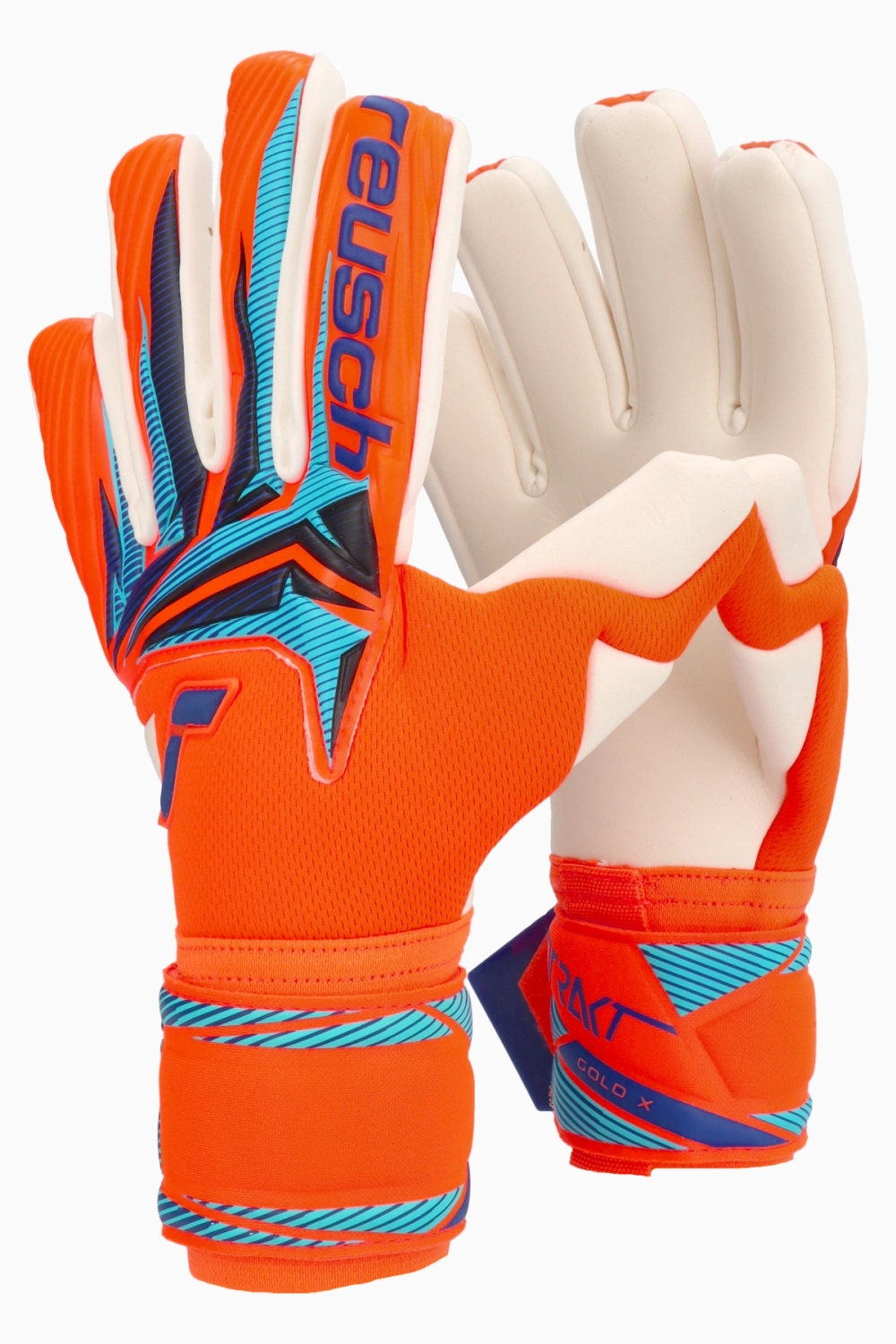Вратарские перчатки Reusch Attrakt Gold X NC - оранжевый