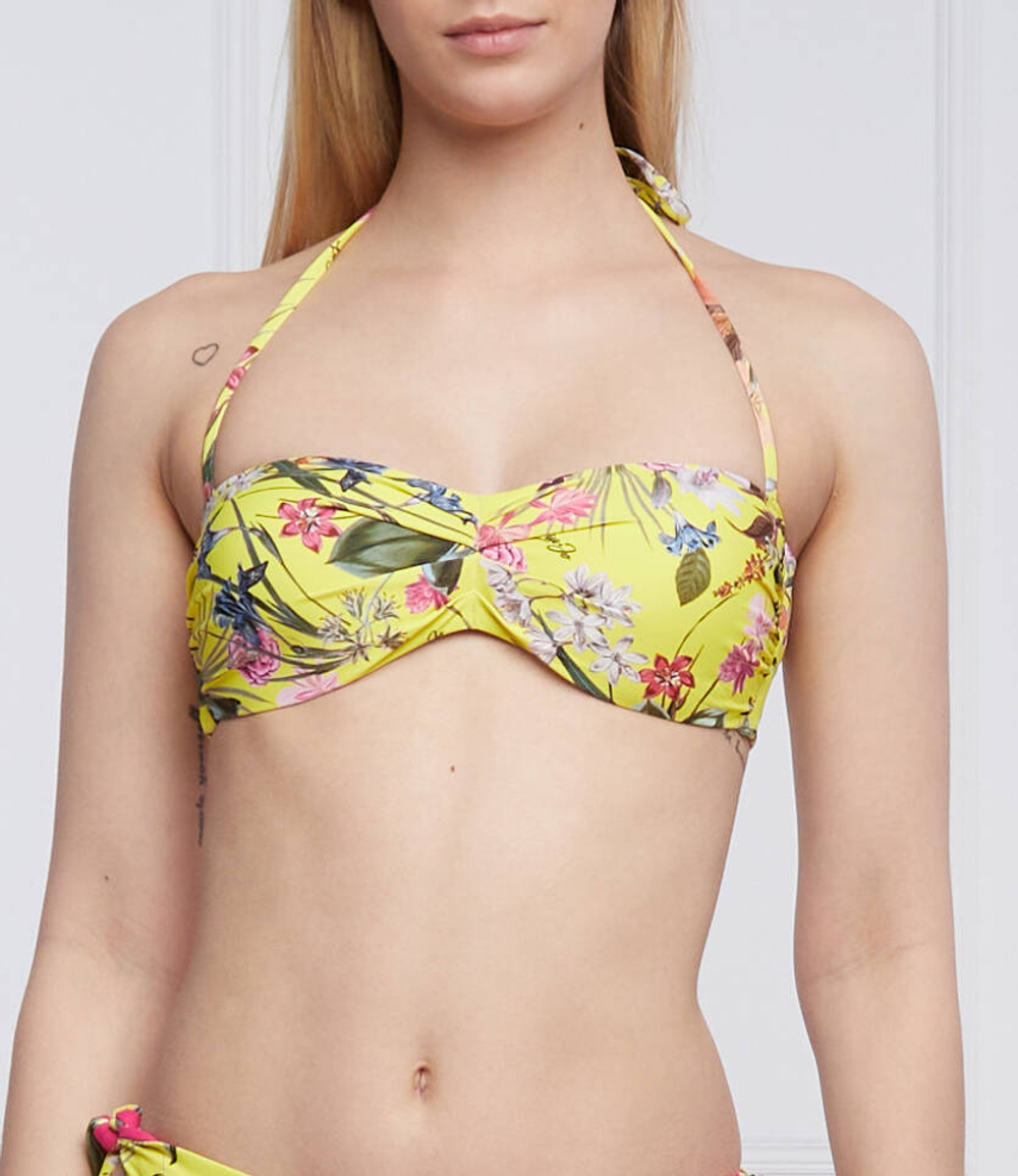 Топ бикини BANDEAU Liu Jo Beachwear - желтый(VA2052 J6448)