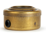 Розетка ретро с з/к и шторками, черная, Бронза VINTAGE-BRASS 20105-1