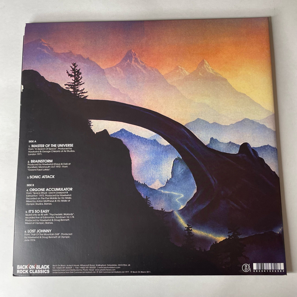 Винтажная виниловая пластинка LP Hawkwind Masters Of The Universe (Англия 2011)
