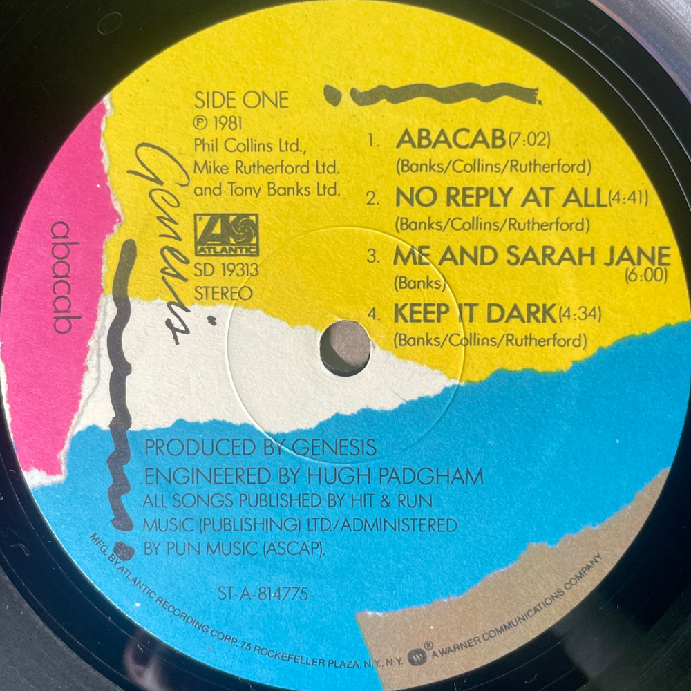 Genesis - Abacab (США 1981г.)