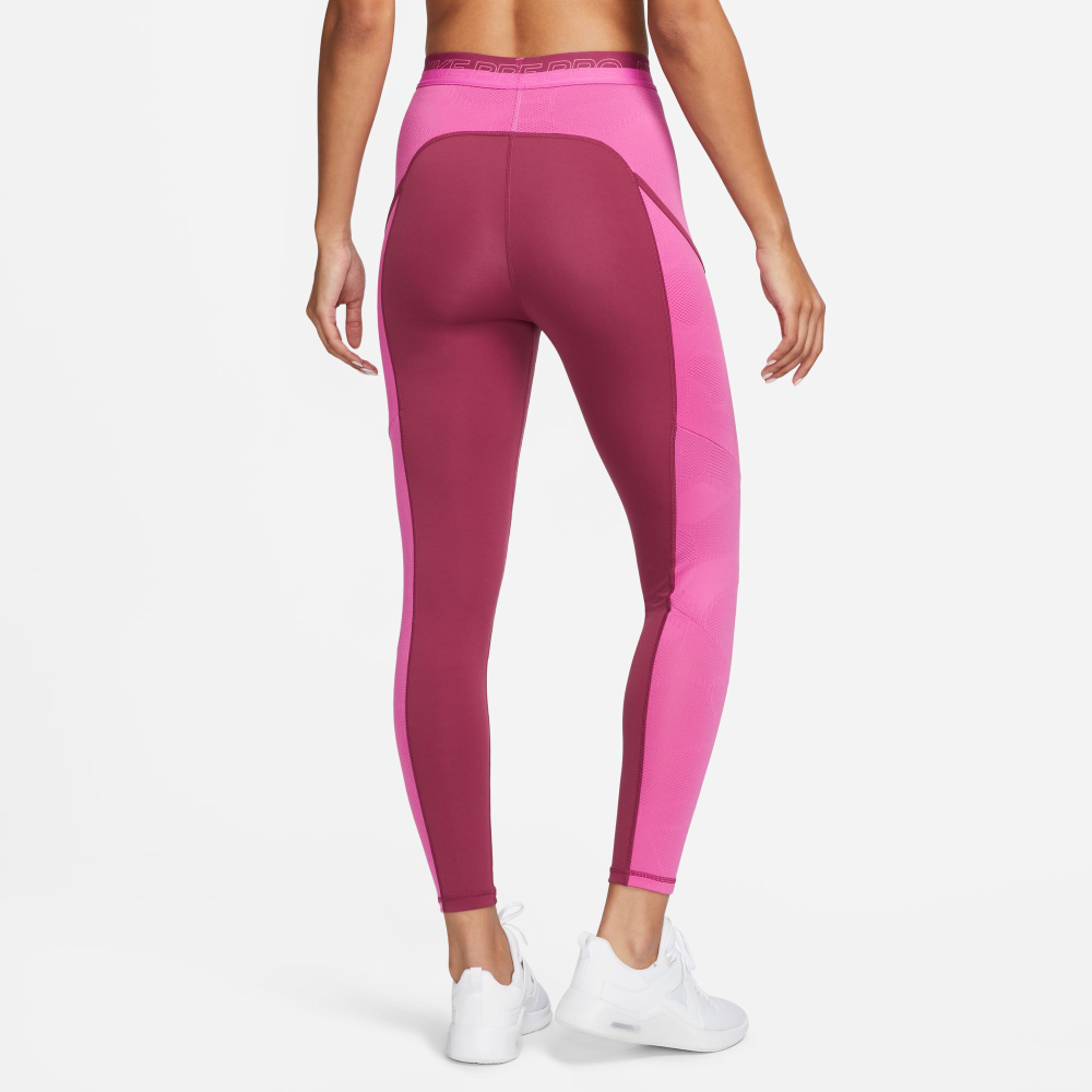 Женские теннисные брюки Nike Dri-Fit Performance Heritage Tight Women - Red, Pink
