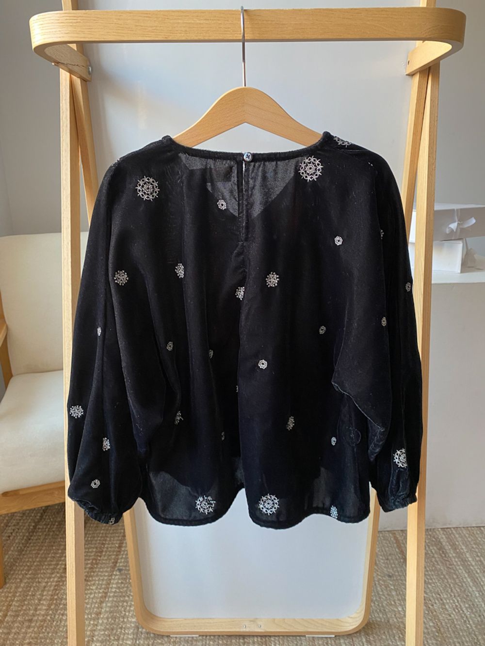 Новая бархатная блузка Zara, 128