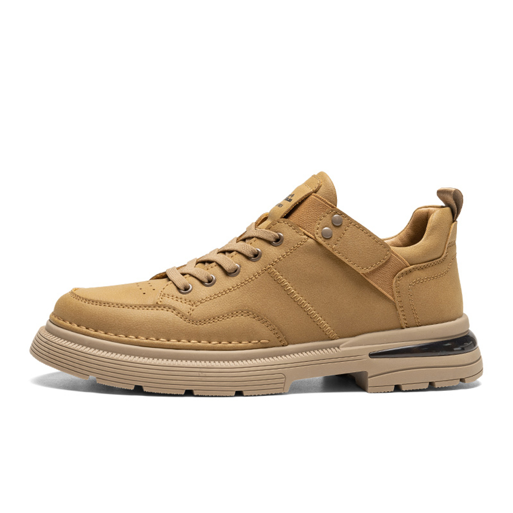 G.N.SHIJIA Work Boots Men"s Low top Yellow/Brown