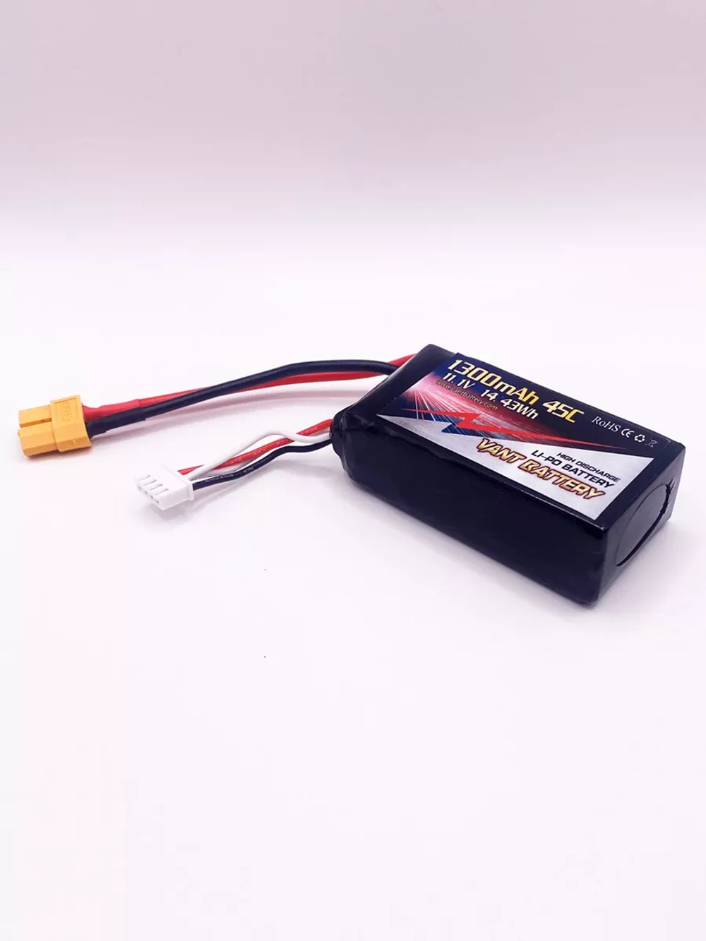 Аккумулятор Li-Po 11.1V 1300mAh 45C
