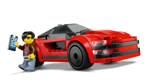 Конструктор LEGO City 60448 Красный спортивный автомобиль