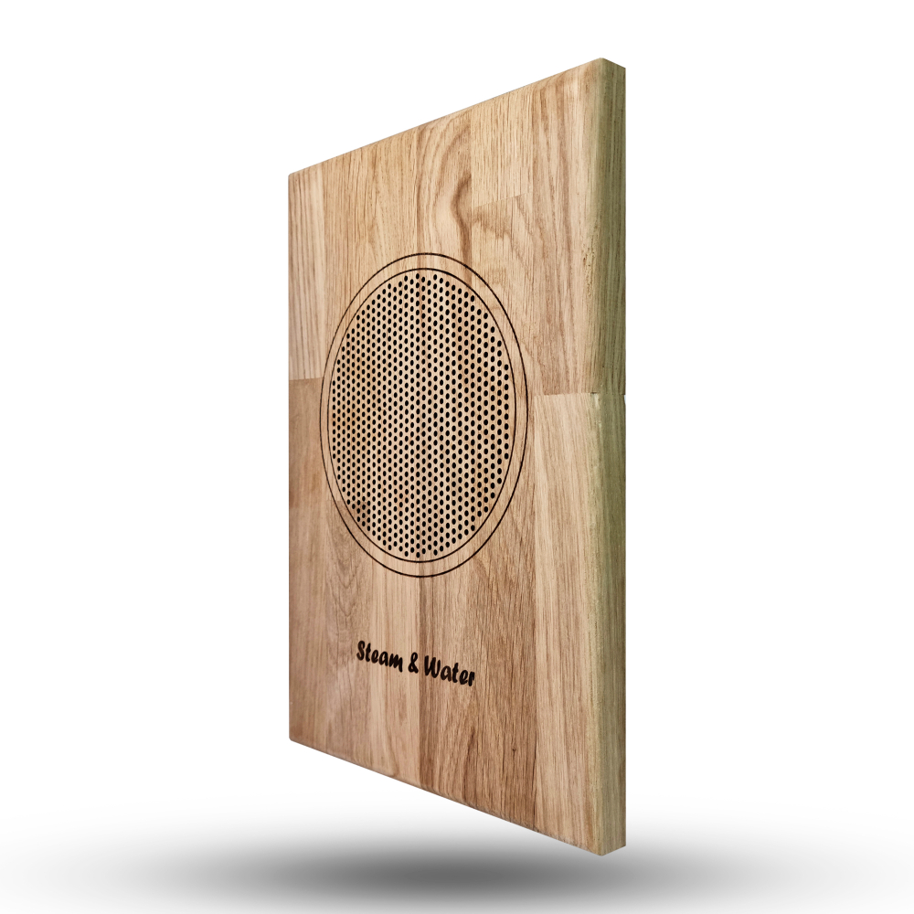 Дубовая сетка для динамика SW 525 White - Wood CORNER (прямоугольная угловаяя)