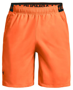 Мужские теннисные шорты Under Armour Men's UA Vanish Woven Shorts - orange blast/black