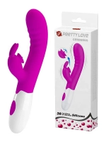 Pretty Love Cerberus Вибромассажёр-кролик - 21 см