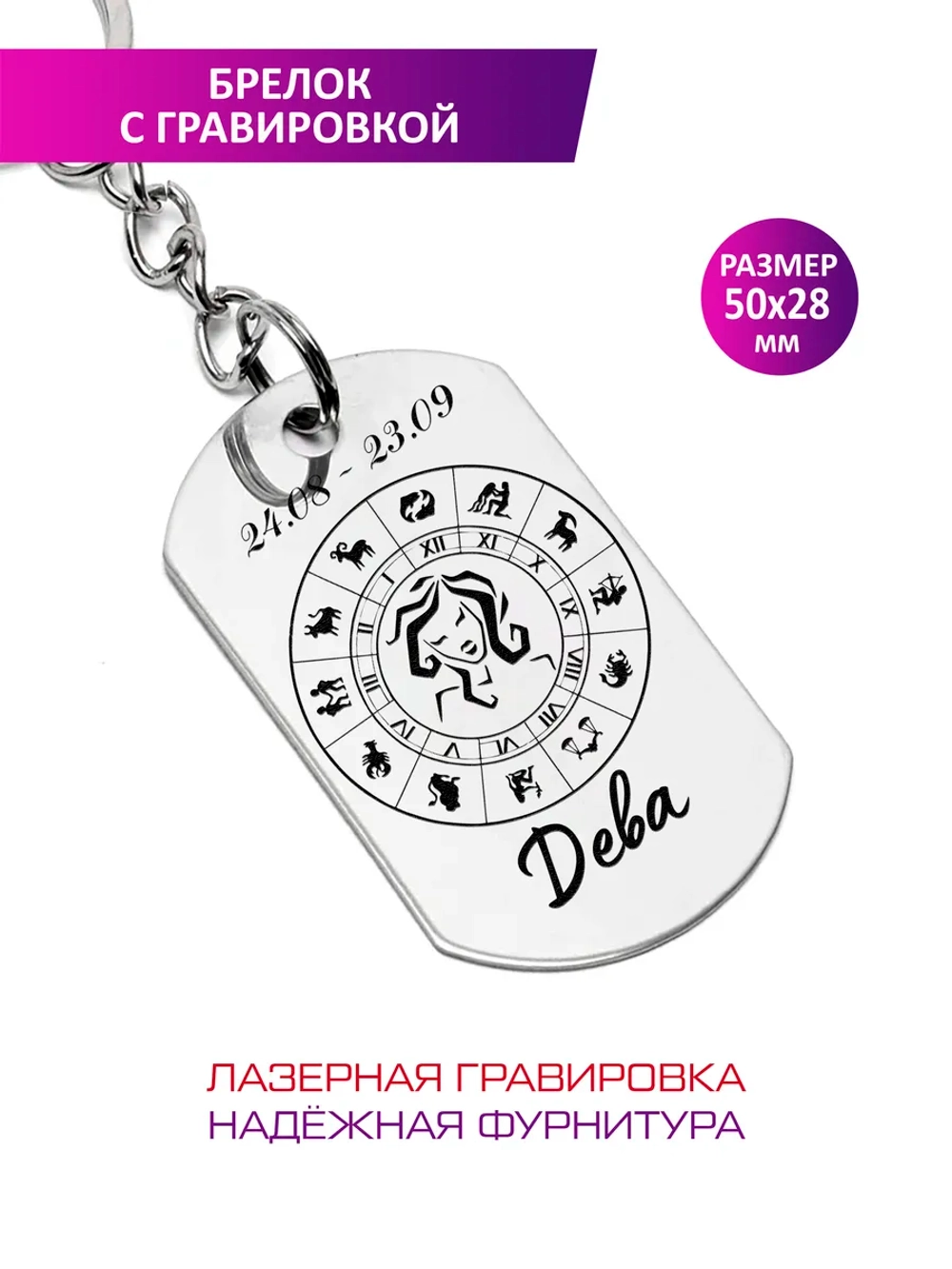 Брелок "Знак зодиака Дева".