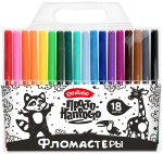 Фломастеры 18цв. "Просто классические" кругл. блистер (Creativiki)