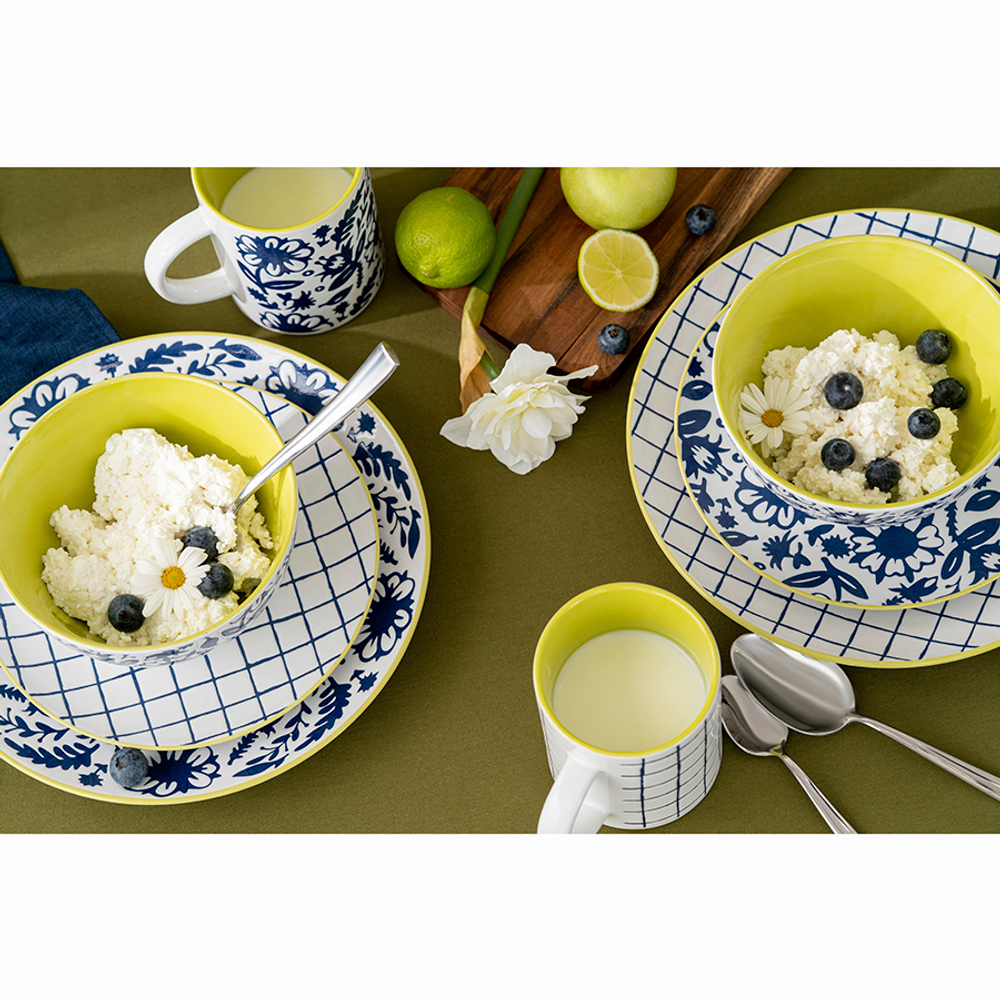 Набор тарелок bright traditions, D21,5 см, 2 шт.