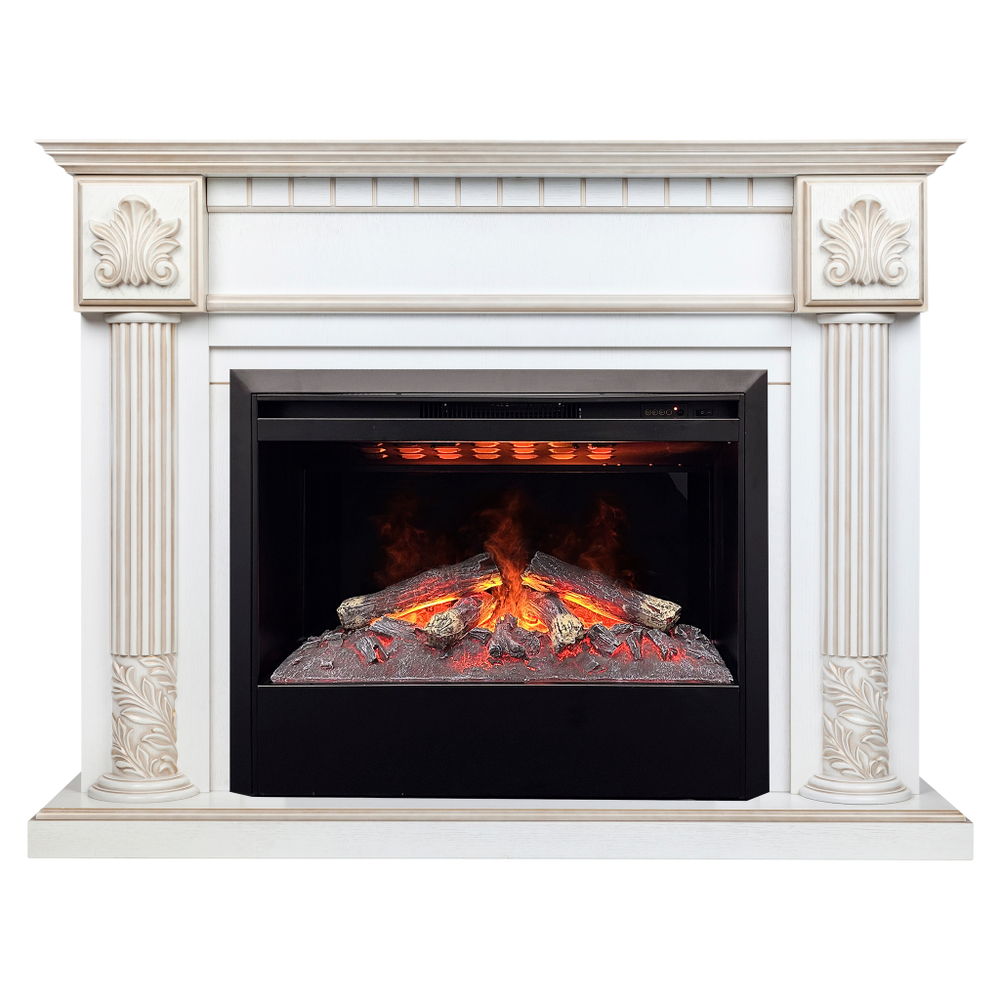Каминокомплект Real Flame Imperia 26/33 WT с очагом 3D Helios 26 SBG