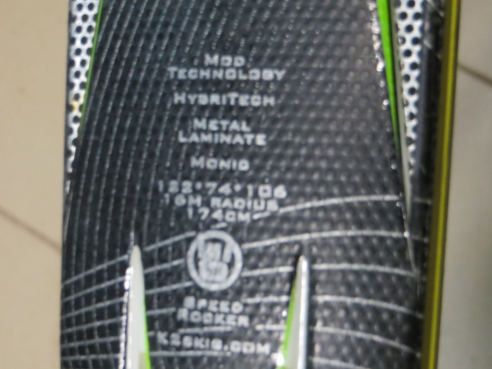 K2 Сharger 174 мм , без креплений , гео 122 - 74 - 105
