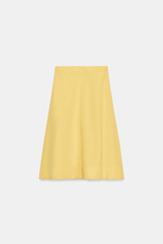 ЮБКА МИДИ ИЗ СМЕСОВОГО ЛЬНА — ZW COLLECTION — ZARA