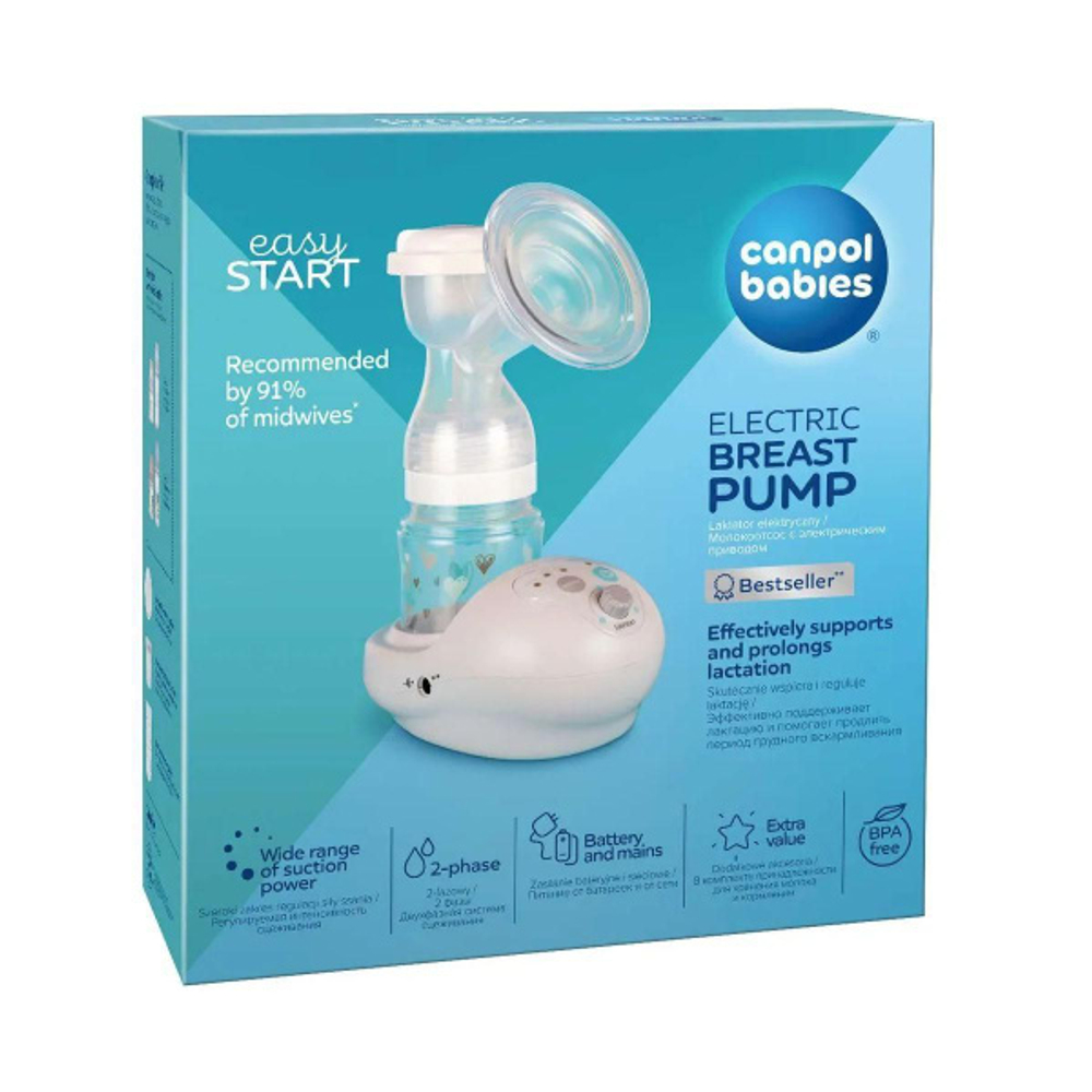 Canpol babies молокоотсос EasyStart электрический