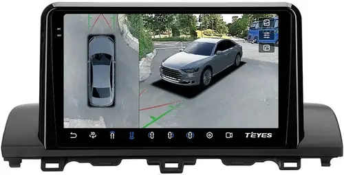 Магнитола для Honda Accord 10 2017-2021 (без штатного 360) - Teyes CC3-2K-360 на Android 10, Быстрая, 2K QLED, CarPlay, 4G SIM-слот, 4 камеры в комплекте