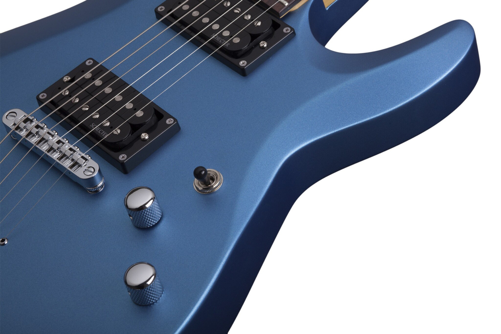 Schecter C-6 DELUXE SATIN METALLIC LIGHT BLUE