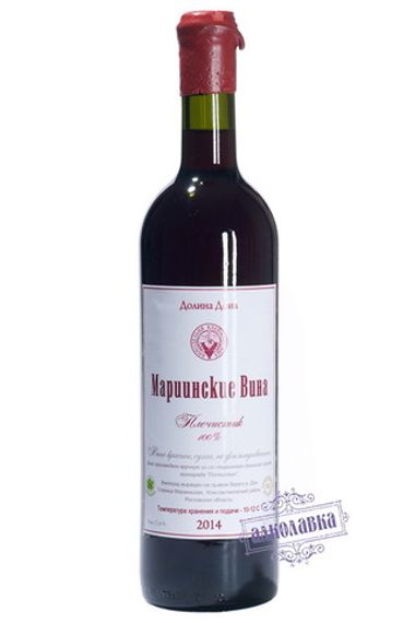 Мариинские вина "Плечистик" красное сухое