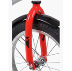 Велосипед NOVATRACK 16" ASTRA белый, тормоз нож, крылья, багажник, полная защ.цепи