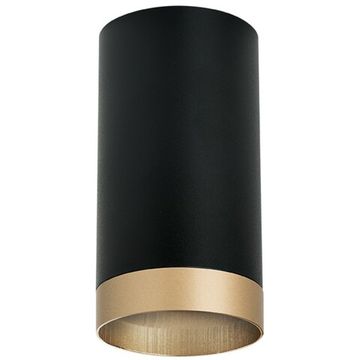 Светильник точечный накладной 1*GU10 R43740 золотой/черный Rullo Lightstar