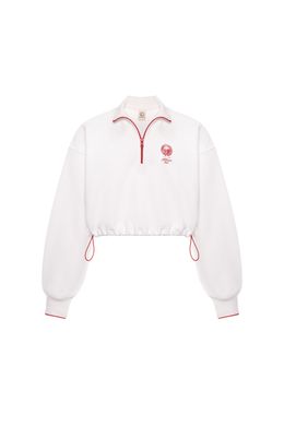 Укороченная толстовка с принтом ATHLEISURE Белый