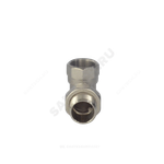 Соединитель латунь никель американка Ду 32 (1 1/4") угловой ВР/НР RTP (РосТурПласт) 25238