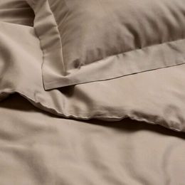 Комплект постельного белья IKEA LUKTJASMIN (ЛЮКТЭСМИН), Односпальный, Бежевый, 150x200, 50x80 см