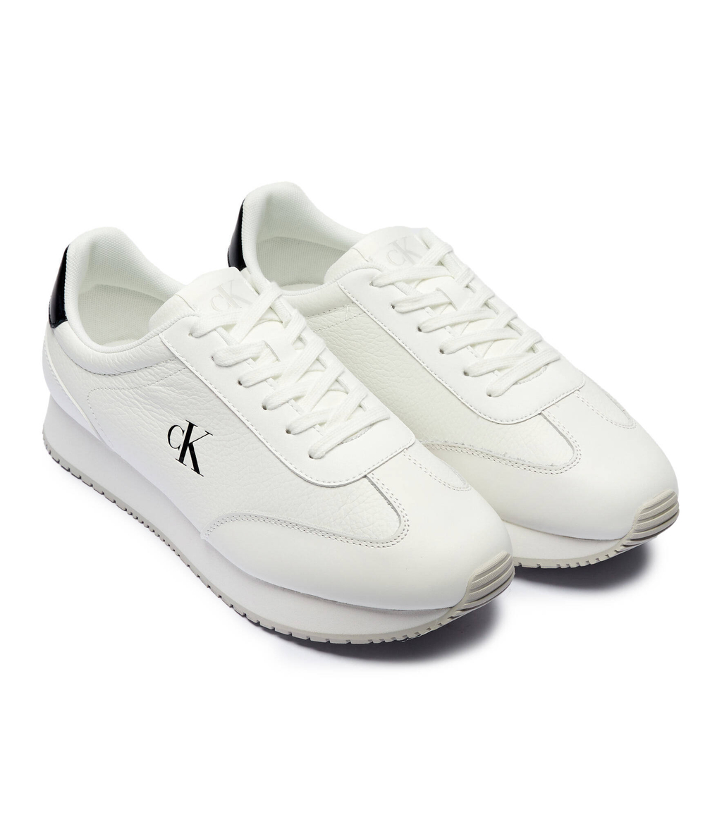 Кожаные кроссовки RUNNER Calvin Klein Jeans - белый(YM0YM01187)