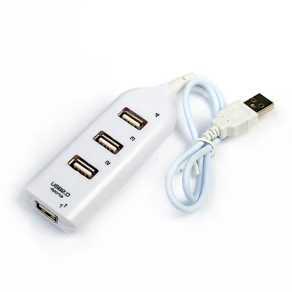 USB-разветвитель (HUB) LuazON HGH-63009, на 4 порта, МИКС