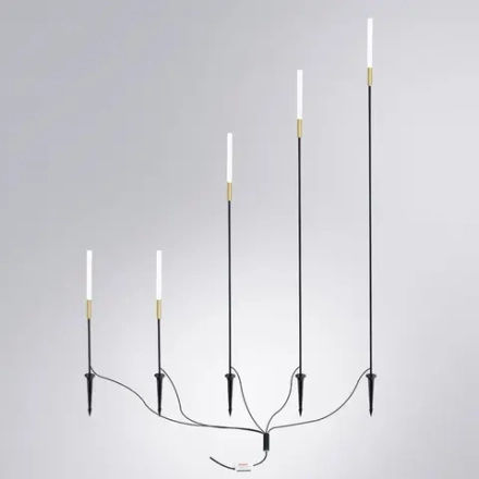 Грунтовый светильник Arte Lamp MUSTER A1083PA-5BK, 5хLED