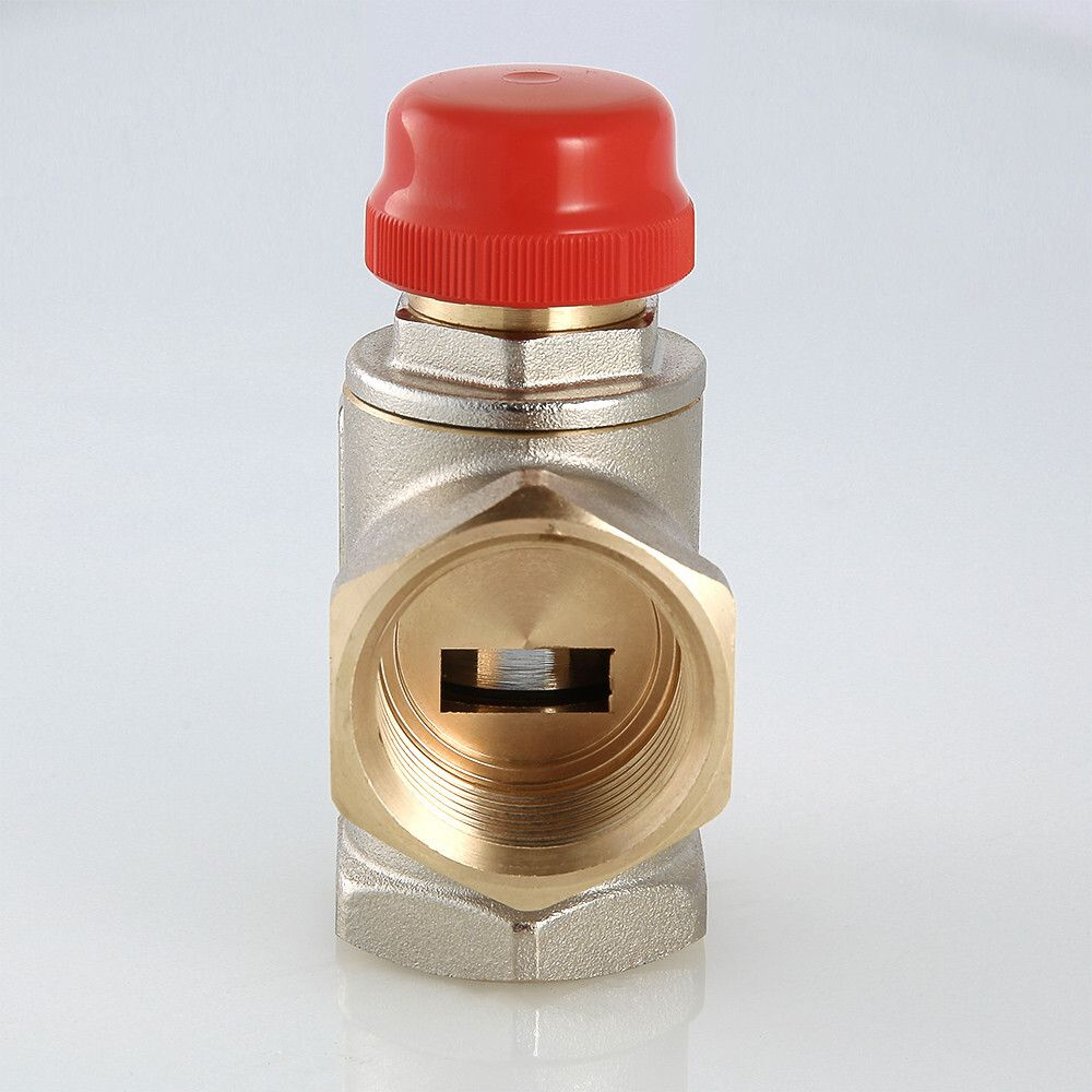 Трехходовой смесительный клапан (красный) VALTEC 1' VT.MR01.N.0603