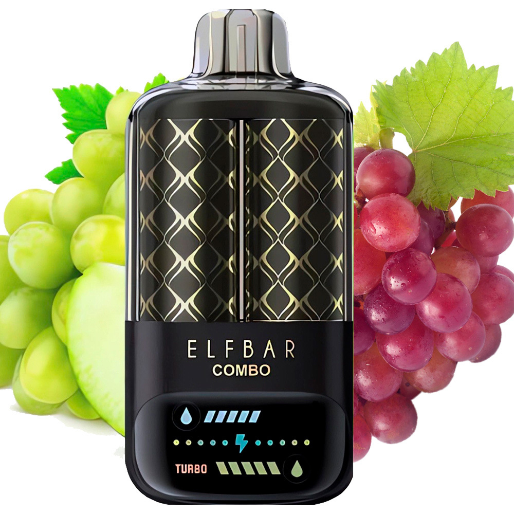 Elf Bar COMBO 25000 - Green Grape / Grape (5% nic)