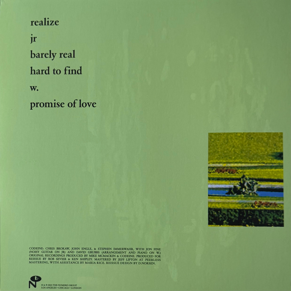 Codeine ‎– Barely Real (Европа 2023г.) EP