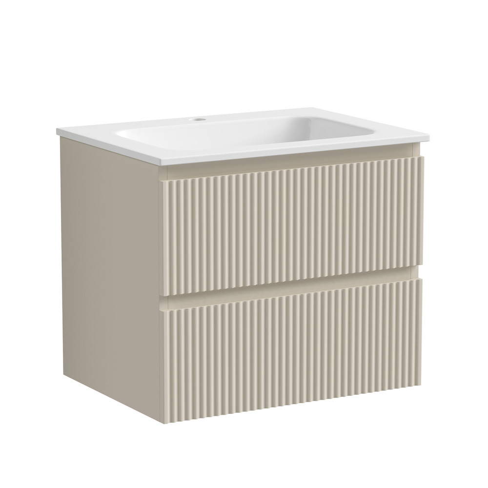 Тумба подвесная под раковину Sancos Snob R, Beige Soft 590х445х500, арт. SNR60CE