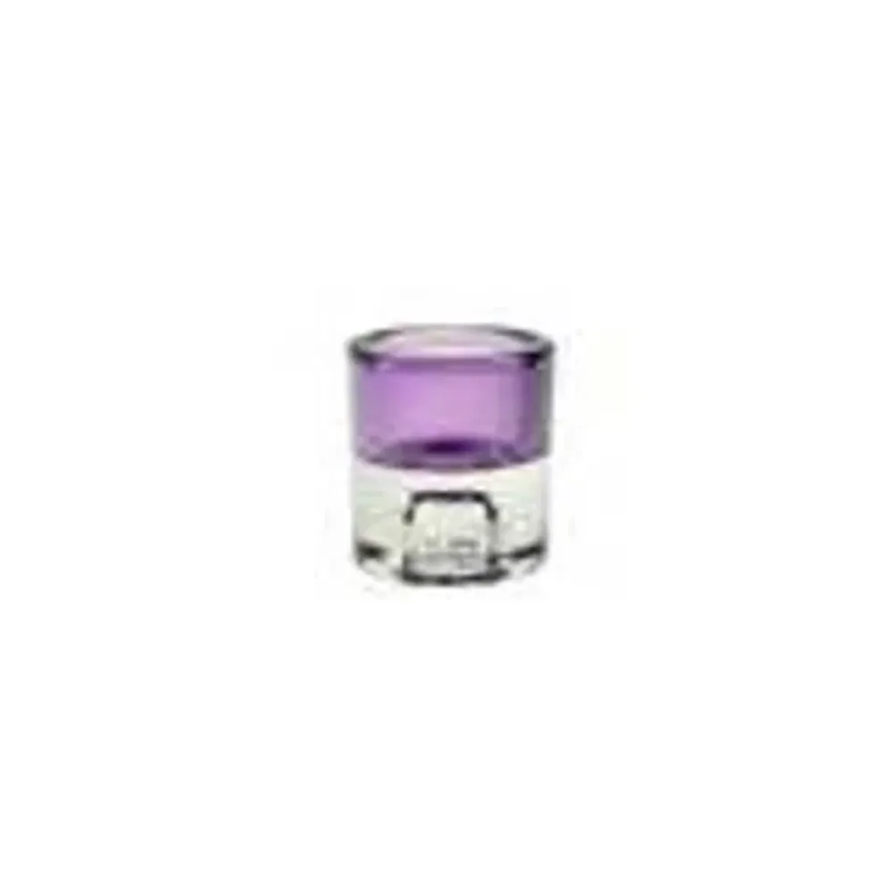 Подсвечник d 5,9 см h6,5 см фиолетовый стекло P.L. - BarWare